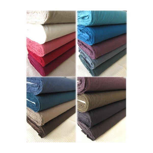 ●コットンリネン（綿麻）のシーチング生地まるで繊維に空気が織り込まれているような軽くてやわらかな風合い・・・ | 