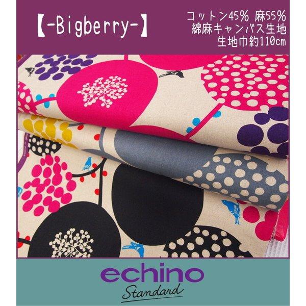 ★≪echino Standard 2018≫etsuko furuya綿麻キャンバス生地【-Bigberry-】生地/布/エチノ/古家悦子さんデザインファブリック/トリ/鳥/アニマルモチーフ/動物｜atto-hobby｜07