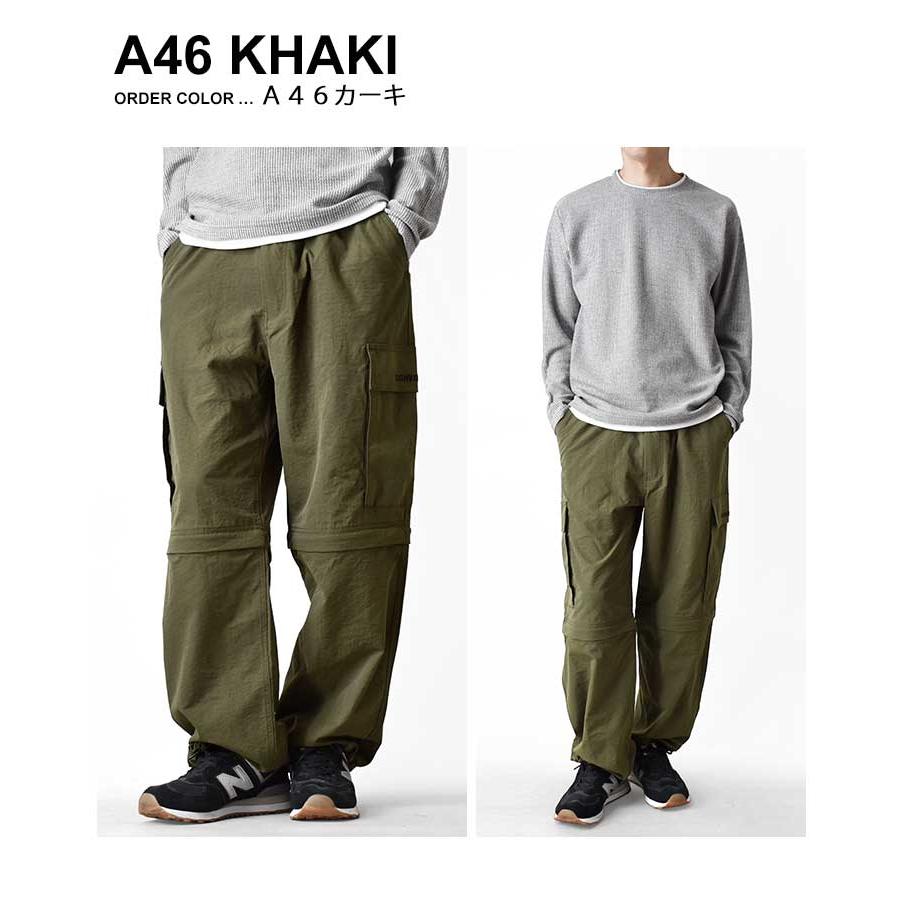 CONVERSE（コンバース） メンズ カーゴパンツ 2WAY ストレッチ ハーフ