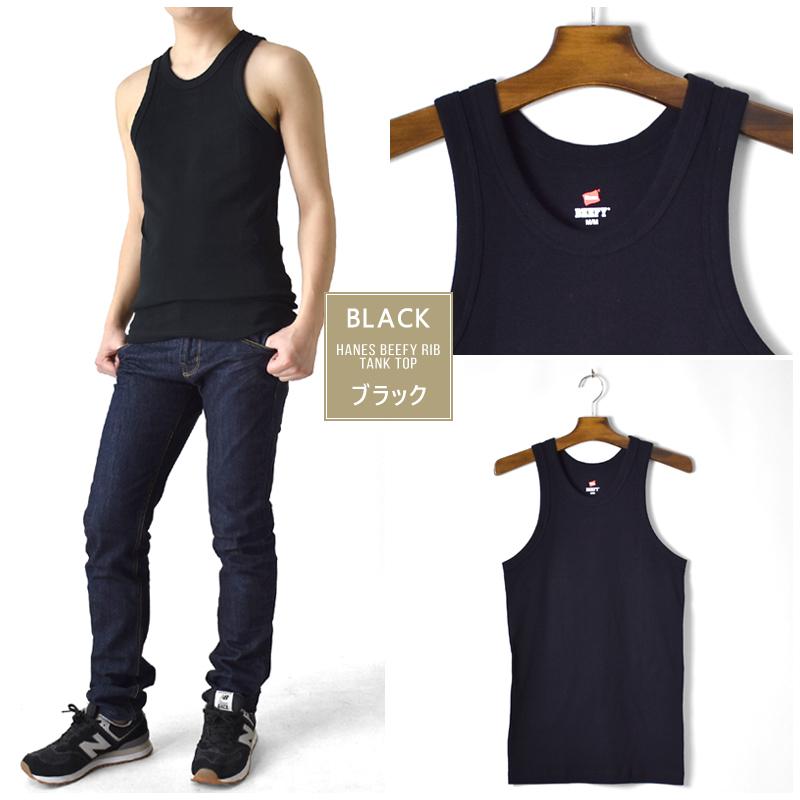 BEEFY-T BEEFY Hanes ヘインズ ビーフィー タンクトップ リブ Tシャツ