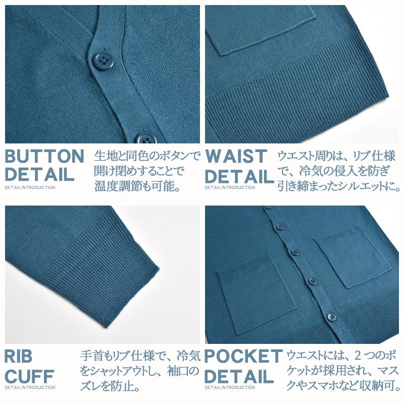 カシミア タッチ カーディガン ニット セーター タートルネック