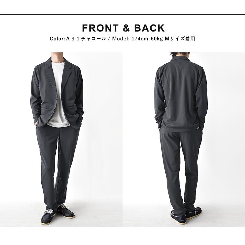 ARONA スーツ 上下セット ストレッチ テーラードジャケット パンツ