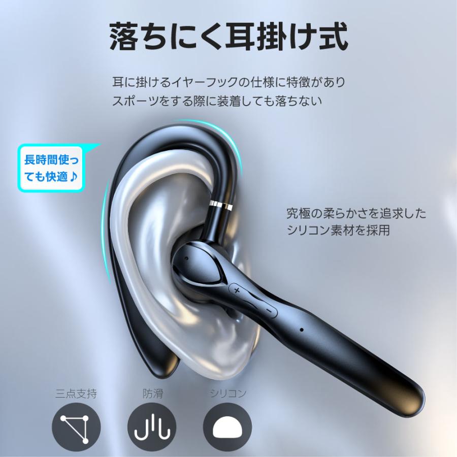 ☆ワイヤレスイヤホン bluetooth5.3 耳を塞がないイヤホン 耳掛け式 楽天市場】ワイヤレスイヤホン Bluetooth5.3 空気伝導式