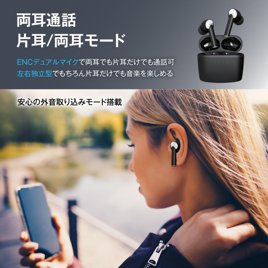 ワイヤレスイヤホン Bluetooth5.3 ノイズキャンセリング iPX5 ワイヤレスイヤホン Bluetooth5.3 ノイズキャンセリング iPX5