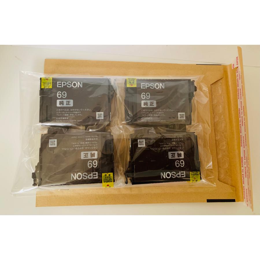 エプソン（EPSON） 純正インク IC4CL69 4色（目印：砂時計）※真空