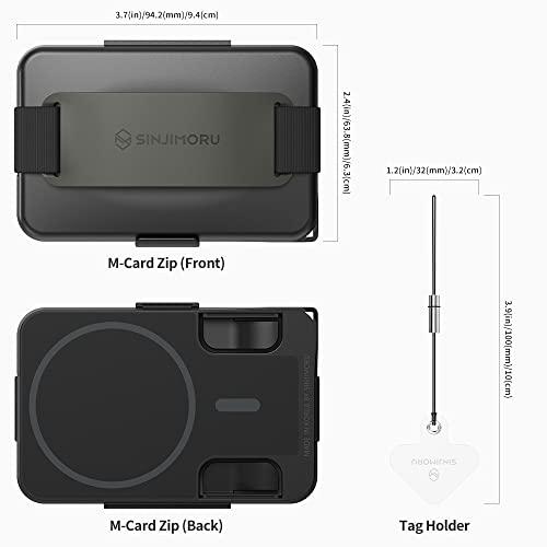 紛失防止タグホルダー付き】Sinjimoru Magsafe用カードケース 紛失防止タグホルダー付き】Sinjimoru Magsafe用カードケース