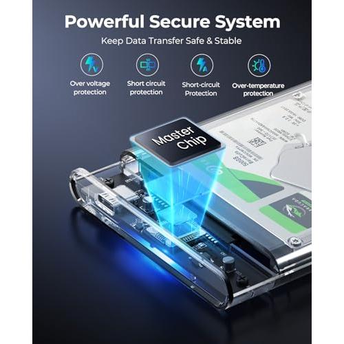 ORICO USB-C 3.1 GEN2 2.5インチ HDD ケース 6Gbps高速転送 SSD ORICO USB-C 3.1 GEN2 2.5インチ HDD ケース 6Gbps高速転送 SSD