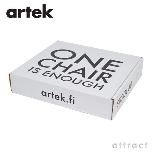 Artek アルテック STOOL 60 スツール 3本脚 バーチ材 座面 （ハニー） 脚部 （ステイン仕上げ） スタッキング可能 デザイン：アルヴァ・アアルトの画像