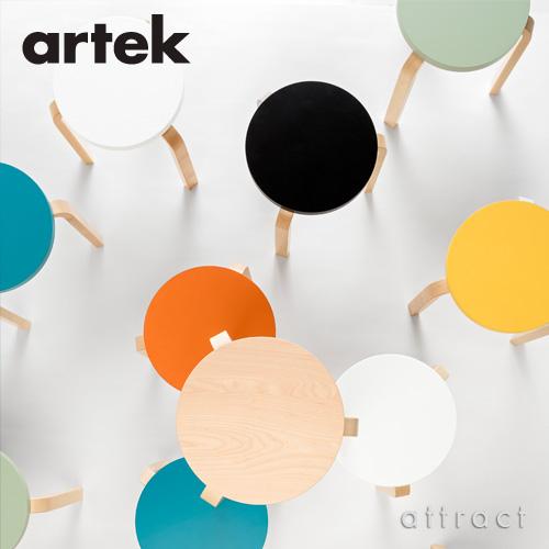 Artek アルテック STOOL 60 スツール 3本脚 バーチ材 座面（グリーン） 脚部（クリアラッカー仕上げ） スタッキング可能 デザイン：アルヴァ・アアルト｜attract-online｜06