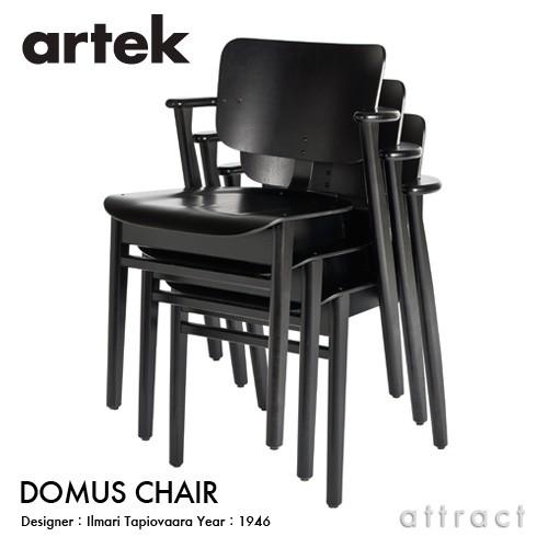 Artek アルテック DOMUS CHAIR ドムスチェア オーク材 板座 （オーク） ナチュラルラッカー スタッキング対応 デザイン：イルマリ・タピオヴァーラの画像
