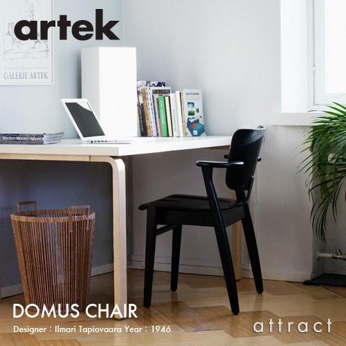 Artek アルテック DOMUS CHAIR ドムスチェア オーク材 板座 （オーク） ナチュラルラッカー スタッキング対応 デザイン：イルマリ・タピオヴァーラの画像