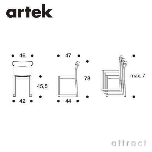Artek アルテック ATELIER CHAIR アトリエチェア スタッキングチェア アッシュ ナチュラルラッカー デザイン：デザインスタジオ タフ_1