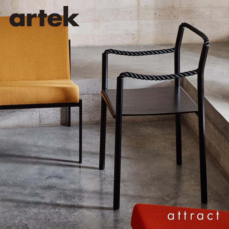 Artek アルテック Rope Chair ロープ チェア カラー：ブラック、ライトグレー アッシュ 塗装仕上げ デザイン：ロナン＆エルワン・ブルレック｜attract-online｜15