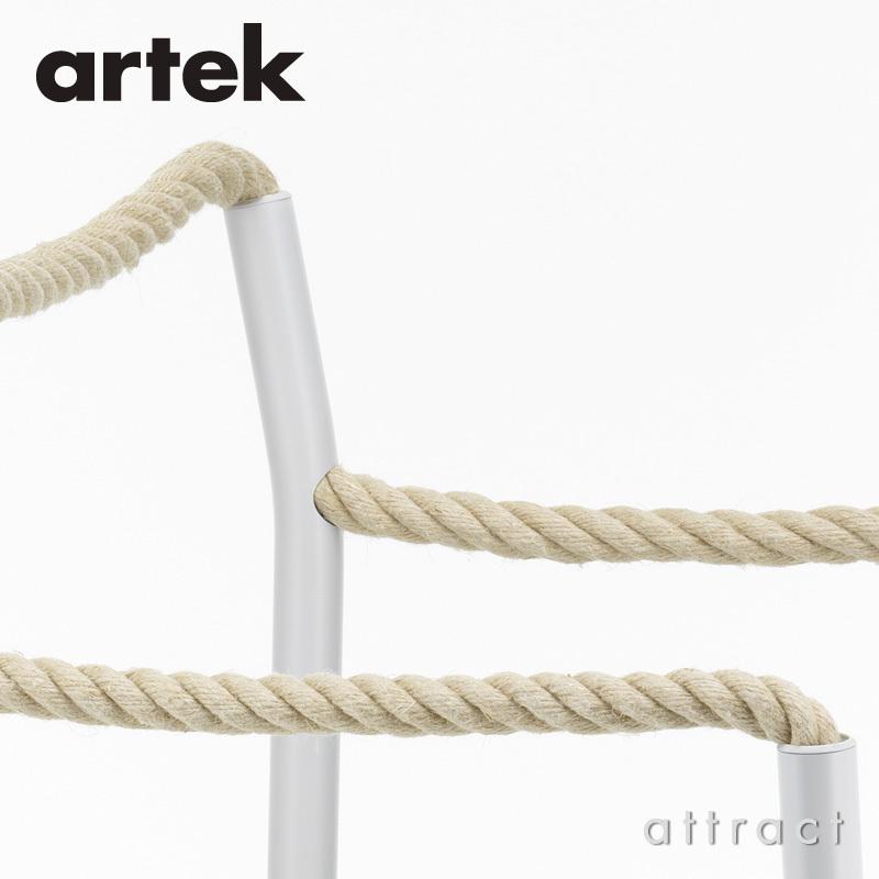 Artek アルテック Rope Chair ロープ チェア カラー：ブラック、ライトグレー アッシュ 塗装仕上げ デザイン：ロナン＆エルワン・ブルレック｜attract-online｜06