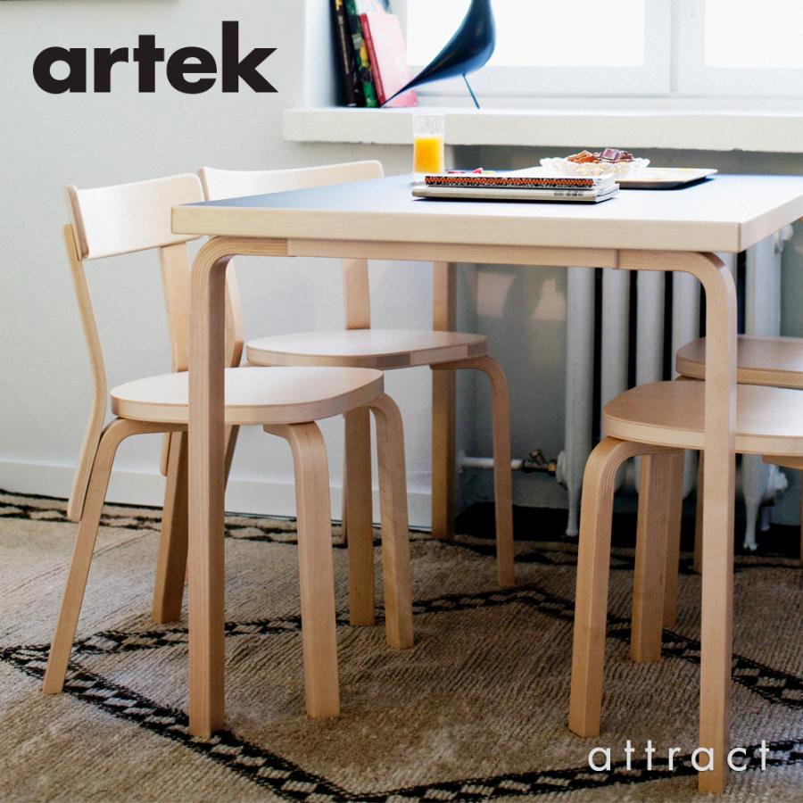【artek アルテック　83 テーブル　ブラック】 テーブル 83 W182×D91cm / ブラックリノリウムArtek（アルテック