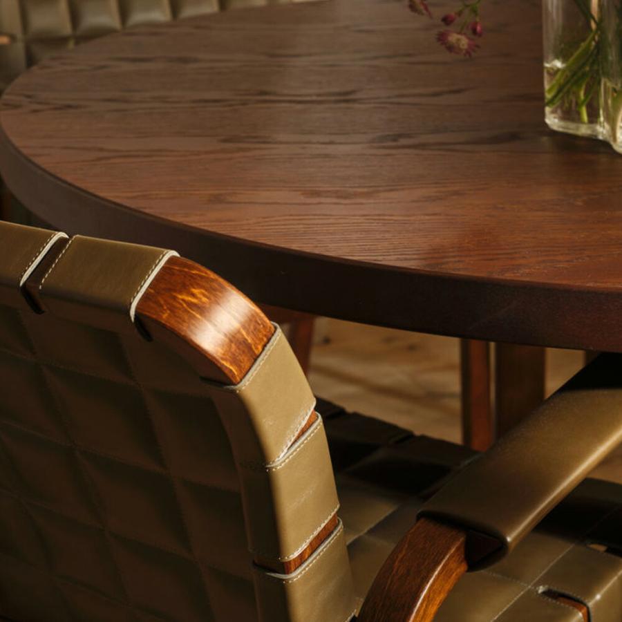 artek/90A(d 100)/アアルト/テーブル/アルテック テーブル 90A（d. 100）ブラック リノリウム – Artek Tokyo Store