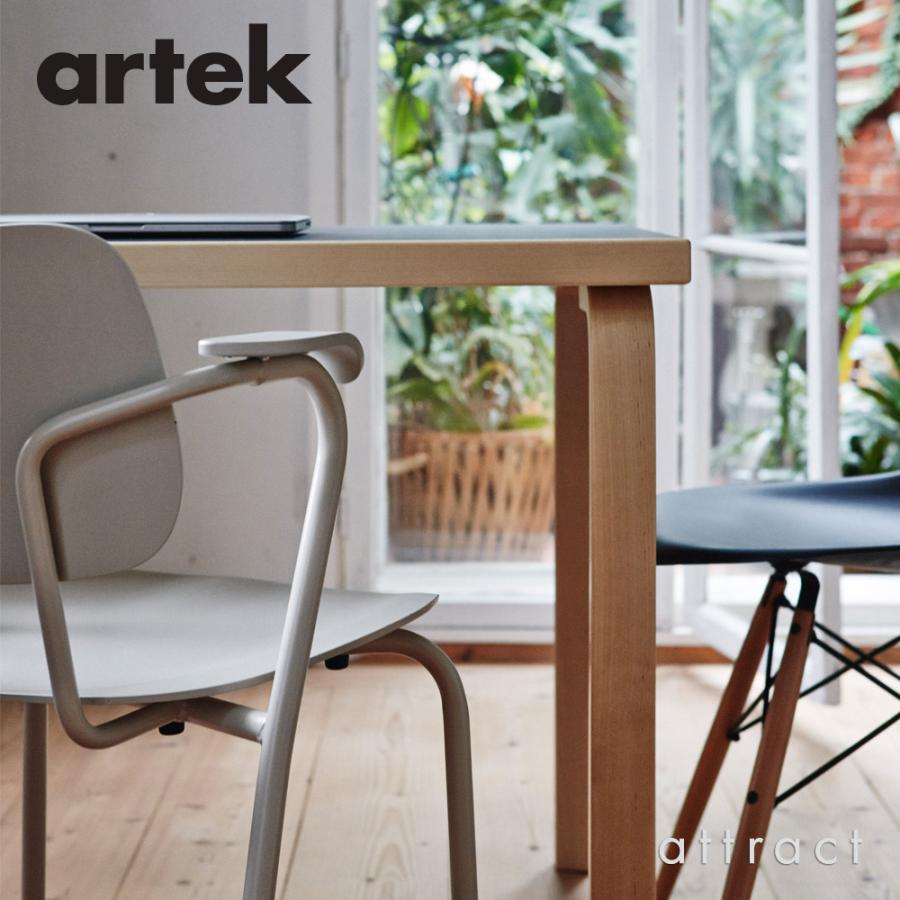 Artek アルテック TABLE 81A テーブル 81A サイズ：150×75cm 厚み 4cm 天板：バーチ 脚部：クリアラッカー仕上げ デザイン：アルヴァ・アアルト｜attract-online｜05