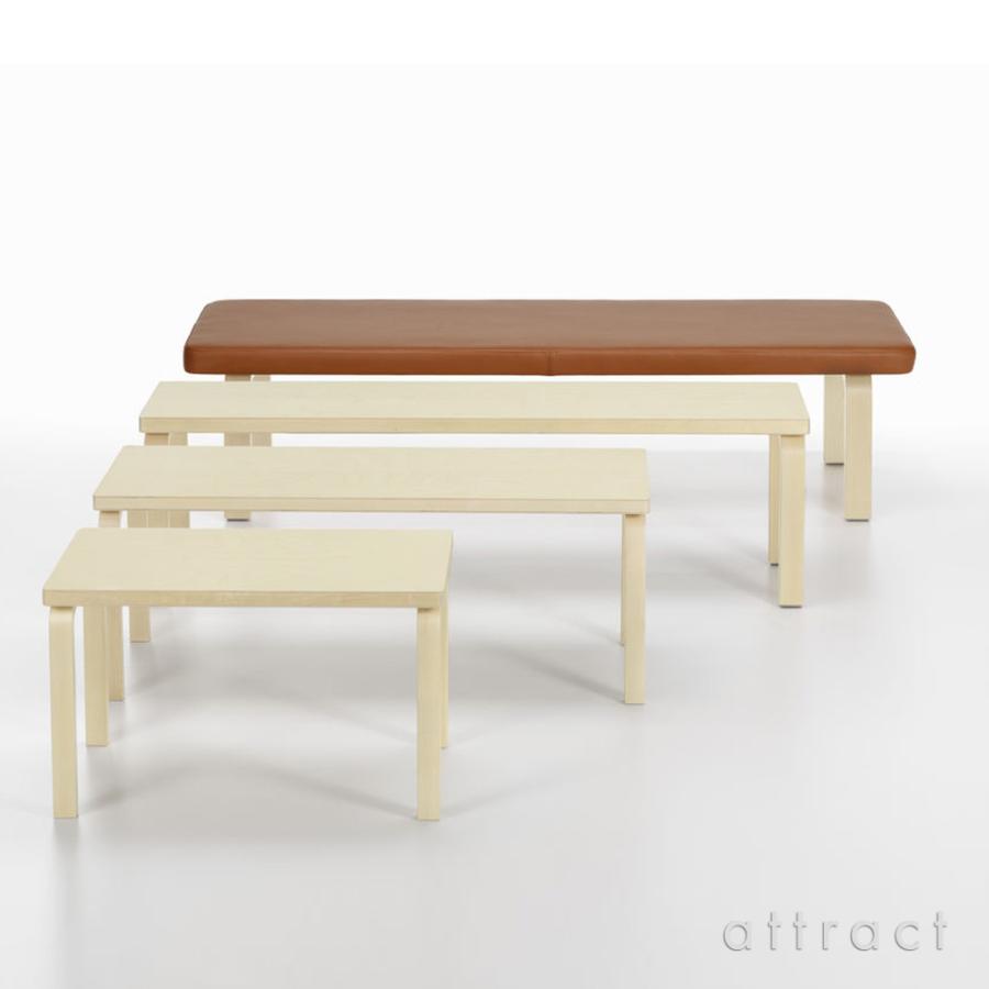 Artek アルテック BENCH 153A ベンチ 153A スリットトップ サイズ：112.5×40cm ブラックラッカー仕上げ バーチ材 デザイン：Alvar Aaltoの画像