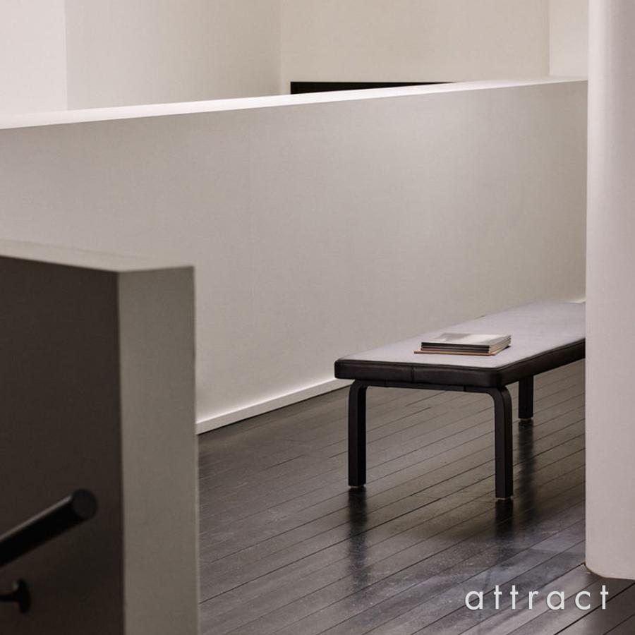 Artek アルテック BENCH 153A ベンチ 153A ソリッドトップ サイズ：112.5×40cm ブラックラッカー仕上げ バーチ材 デザイン：Alvar Aaltoの画像