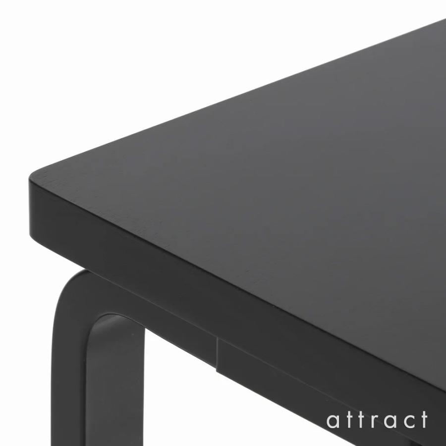 Artek アルテック BENCH 153A ベンチ 153A ソリッドトップ サイズ：112.5×40cm ブラックラッカー仕上げ バーチ材 デザイン：Alvar Aaltoの画像