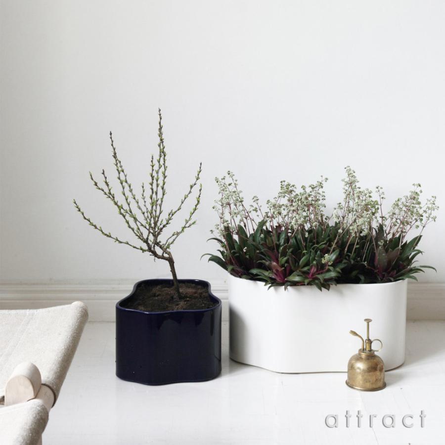 Artek アルテック Riihitie Plant Pot リーヒティエ プラント ポット Bタイプ （中） Mサイズ カラー：2色 セラミック デザイン：アイノ・アアルト｜attract-online｜16