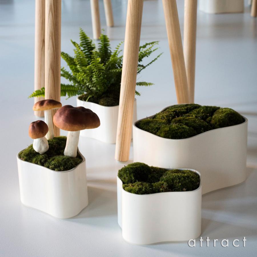 Artek アルテック Riihitie Plant Pot リーヒティエ プラント ポット Bタイプ （中） Mサイズ カラー：2色 セラミック デザイン：アイノ・アアルト｜attract-online｜18