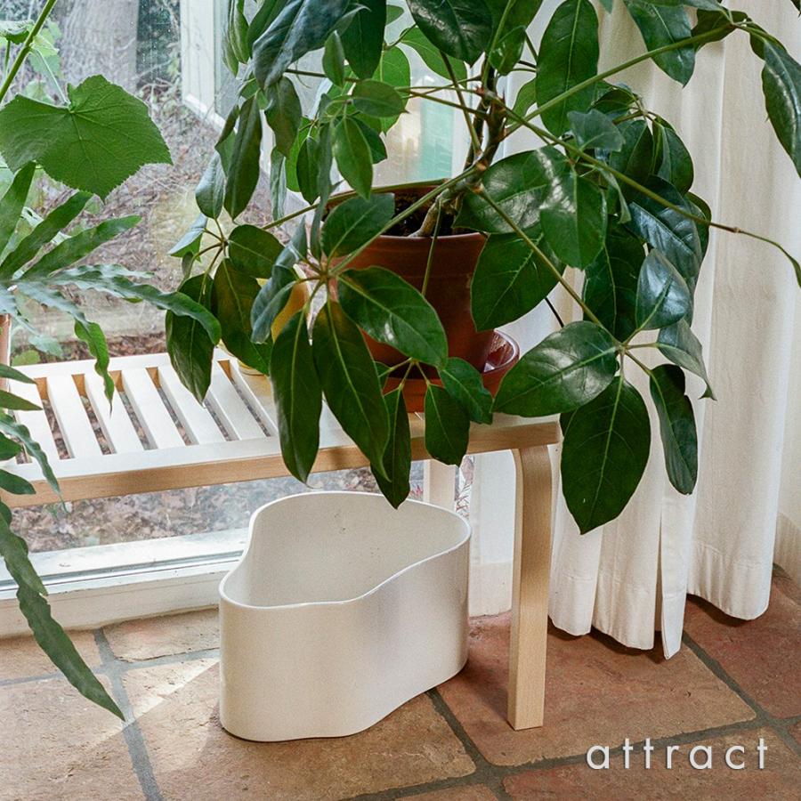 Artek アルテック Riihitie Plant Pot リーヒティエ プラント ポット Bタイプ （中） Mサイズ カラー：2色 セラミック デザイン：アイノ・アアルト｜attract-online｜08