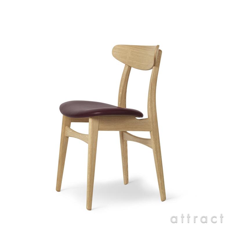 Carl Hansen & Son カールハンセン＆サン CH30P アームレスチェア オーク オイルフィニッシュ 張座：Thor レザー ハンス・J・ウェグナー_3