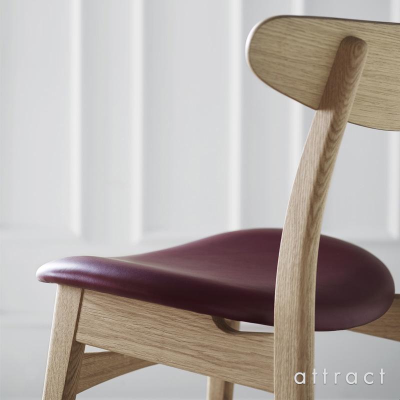 Carl Hansen & Son カールハンセン＆サン CH30P アームレスチェア オーク オイルフィニッシュ 張座：Thor レザー ハンス・J・ウェグナー_6