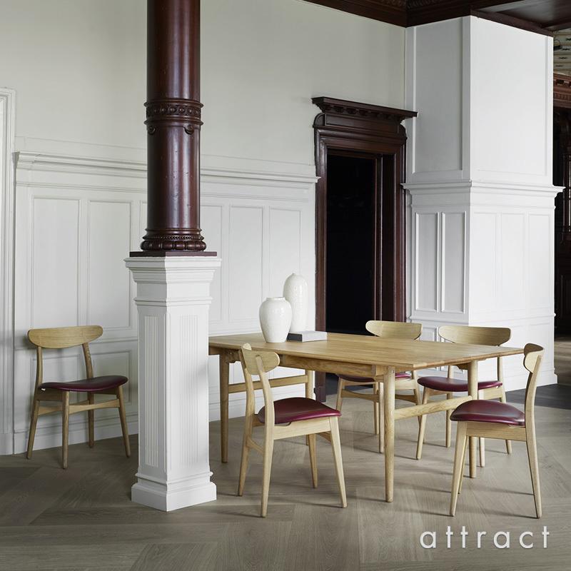 Carl Hansen & Son カールハンセン＆サン CH30P アームレスチェア オーク オイルフィニッシュ 張座：Thor レザー ハンス・J・ウェグナー_8