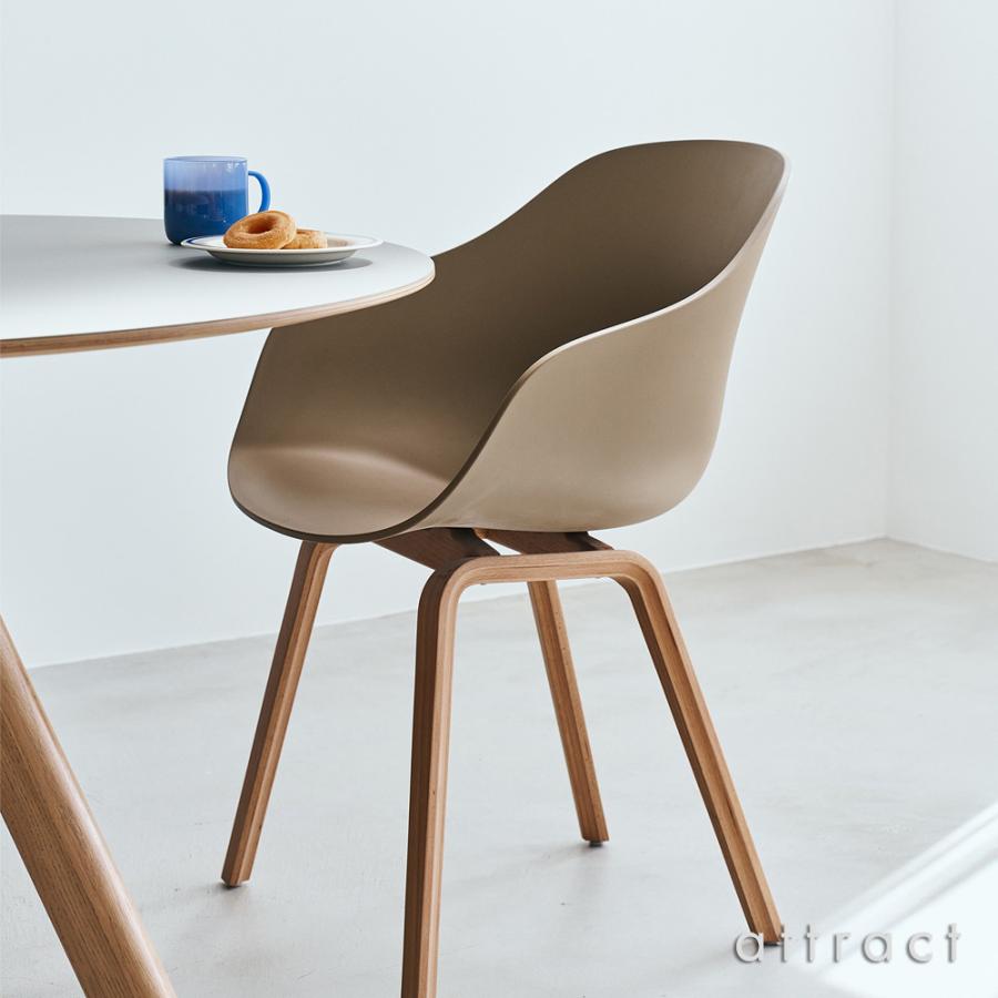 HAY ヘイ About A Chair アバウト ア チェア AAC 222 ver 2.0 アームチェア カラー：16色 ベース：オーク（水性塗装） デザイン：ヒー・ウェリングの画像
