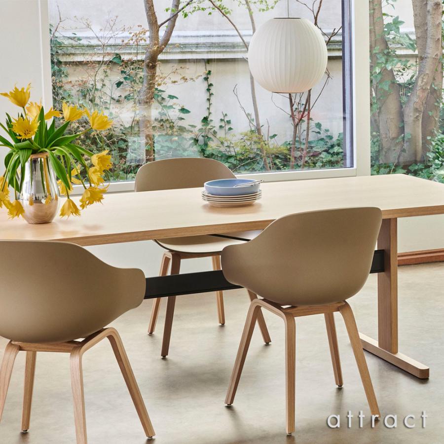 HAY ヘイ About A Chair アバウト ア チェア AAC 222 ver 2.0 アームチェア カラー：16色 ベース：オーク（水性塗装） デザイン：ヒー・ウェリングの画像