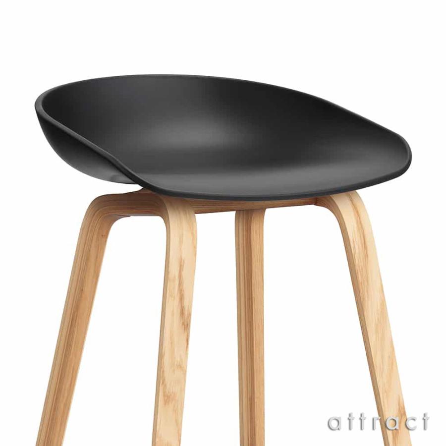 HAY ヘイ About A Chair アバウト ア スツール AAS 32 ver 2.0 LOW ロータイプ 75cm カラー：16色 ベース：オーク（水性塗装） デザイン：ヒー・ウェリングの画像