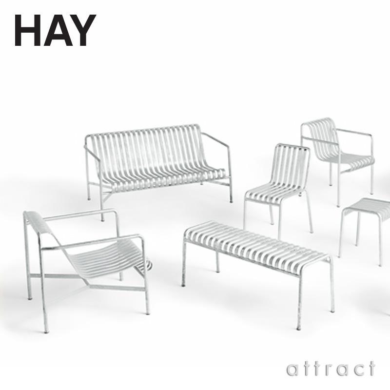 HAY ヘイ Palissade パリサード Dining Bench ダイニング ベンチ アウトドア カラー：ホットガルバナイズド デザイン：ロナン＆エルワン・ブルレックの画像
