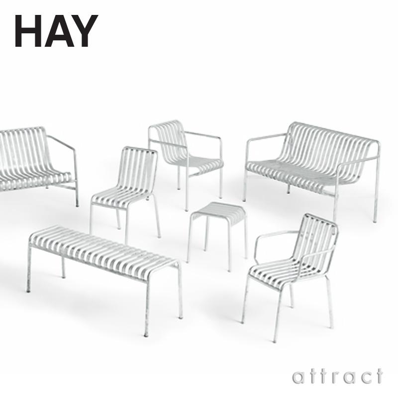 HAY ヘイ Palissade パリサード Dining Bench ダイニング ベンチ アウトドア カラー：ホットガルバナイズド デザイン：ロナン＆エルワン・ブルレックの画像