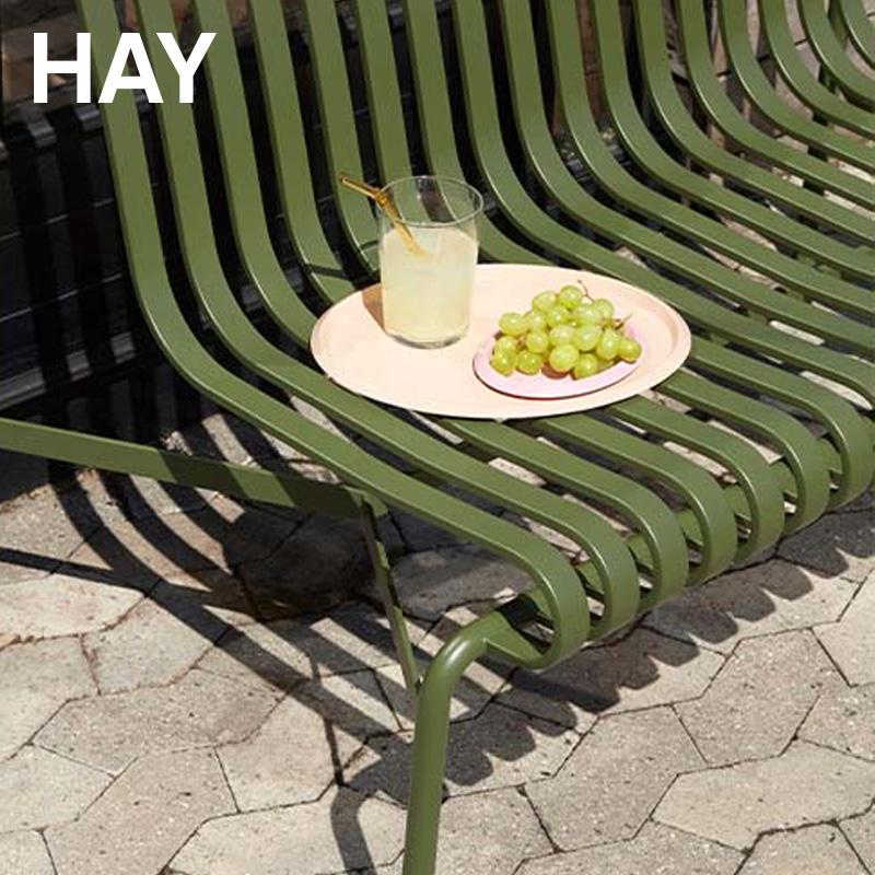HAY ヘイ Palissade パリサード Dining Bench ダイニング ベンチ アウトドア カラー：ホットガルバナイズド デザイン：ロナン＆エルワン・ブルレックの画像