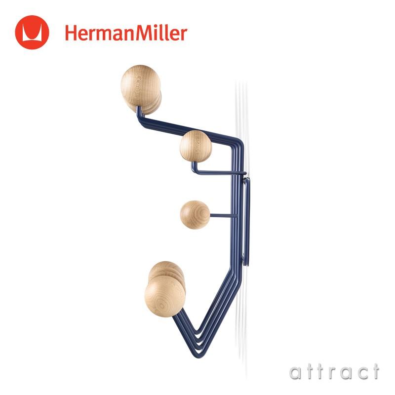Herman Miller ハーマンミラー Eames Hang-It-All メープル ダークブルー デザイン：Charles & Ray Eames チャールズ＆レイ・イームズ｜attract-online｜05