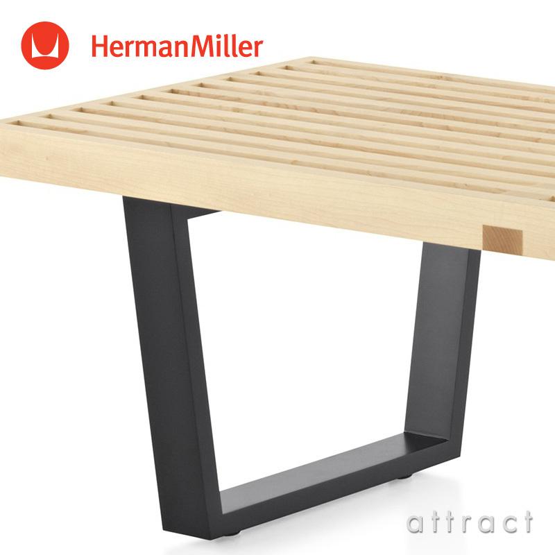 Herman Miller ハーマンミラー Nelson Platform Bench ネルソン プラットフォームベンチ 1525mm ウッドベース トップ：メープル デザイン：ジョージ・ネルソンの画像