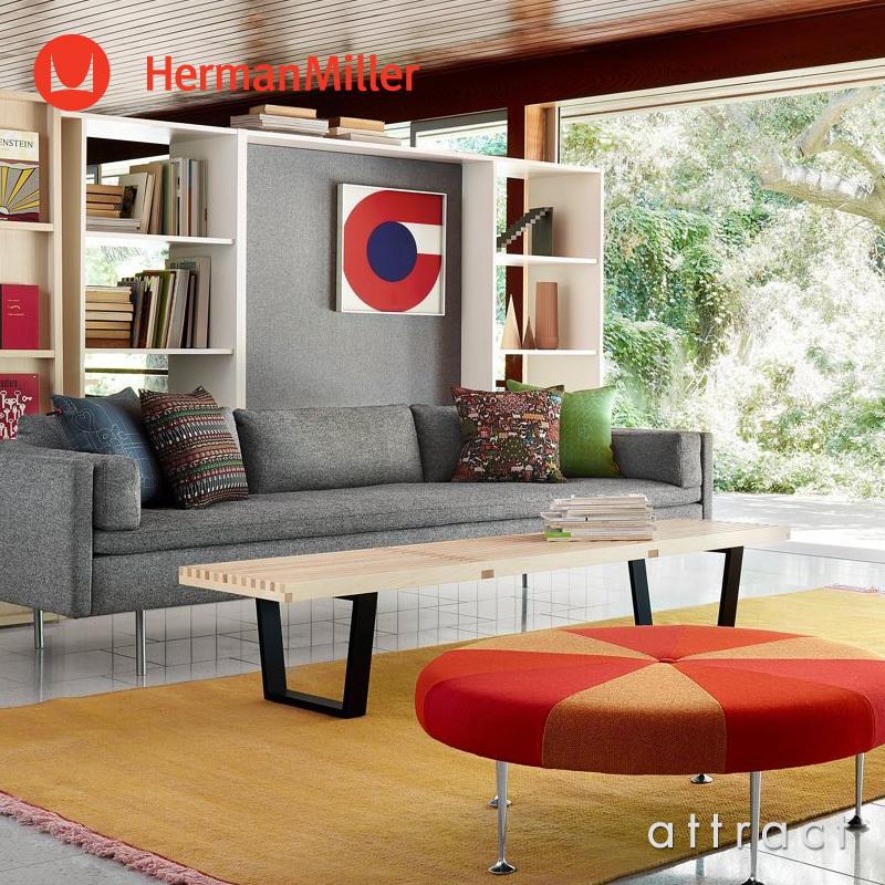 Herman Miller ハーマンミラー Nelson Platform Bench ネルソン プラットフォームベンチ 1525mm ウッドベース トップ：メープル デザイン：ジョージ・ネルソンの画像