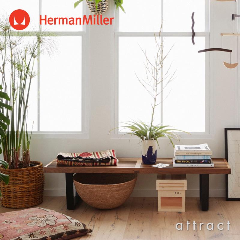 Herman Miller ハーマンミラー Nelson Platform Bench ネルソン プラットフォームベンチ 1525mm ウッドベース トップ：メープル デザイン：ジョージ・ネルソンの画像
