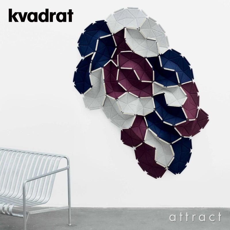 Kvadrat クヴァドラ Clouds クラウズ ウォール オブジェ 24pcs Kvadrat クヴァドラ Clouds クラウズ ウォール オブジェ 24pcs
