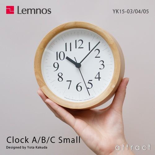 Lemnos（レムノス） Clock A B C Small クロック エービーシー YK15-03