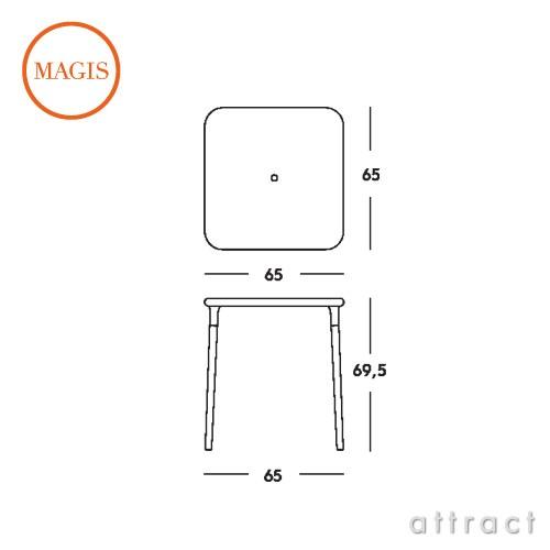 MAGIS（マジス） Air-Table TV220 エアテーブル サイズ：65cm カラー