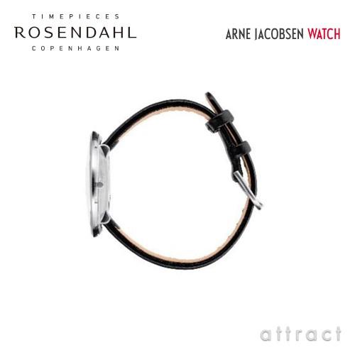 アルネ ヤコブセン ウォッチ Arne Jacobsen Watch ローゼンダール ROSENDAHL バンカーズ Bankers 34mm 腕時計 レザーバンド 53101-1601｜attract-online｜03