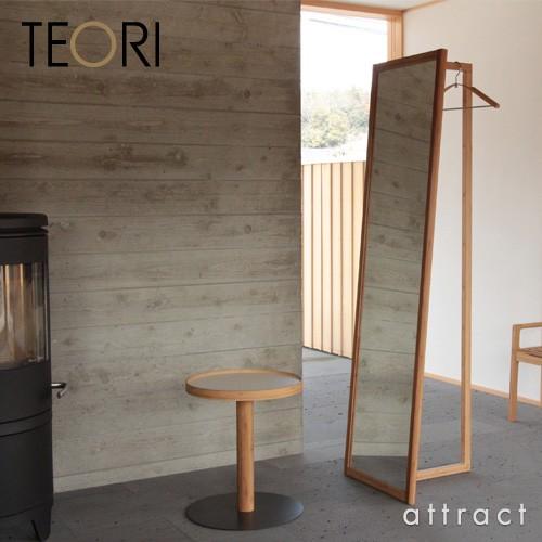 TEORI テオリ AND MIRROR アンドミラー ミラー付きコートハンガー 鏡 竹抗菌オイル仕上げ デザイン：三原 鉄平_2