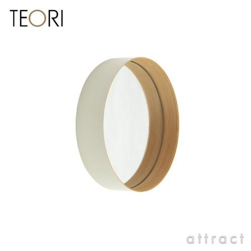 TEORI テオリ ZERO ゼロ ミラー 鏡 Sサイズ Φ26cm カラー：乳白色