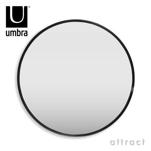 umbra アンブラ HUB MIRROR ハブ ミラー Lサイズ Φ91cm ウォールミラー 壁掛け 鏡 カラー：2色 デザイン：ポール・ローワン - 0