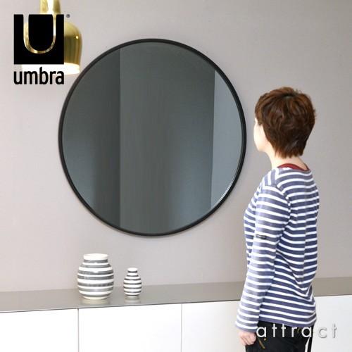 umbra アンブラ ウォールミラー 鏡 壁掛け ミッドセンチュリー モダン umbra ハブ ミラー オーバル 61×91cm （ アンブラ 鏡 壁掛け ウォール