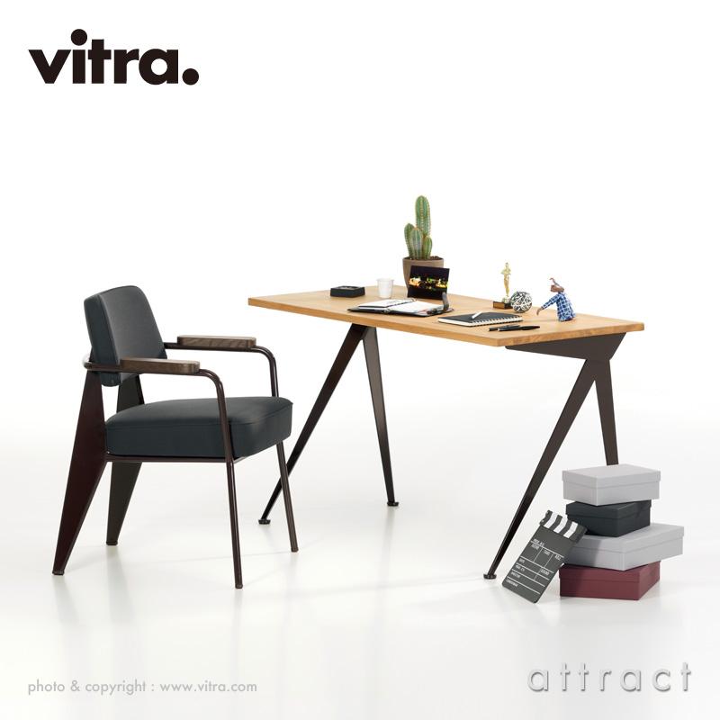 Vitra ヴィトラ コンパス ディレクション W125cm デザイン：ジャン・プルーヴェ カラー：アメリカンウォールナット オイル仕上げ ベースカラー：4色｜attract-online｜10