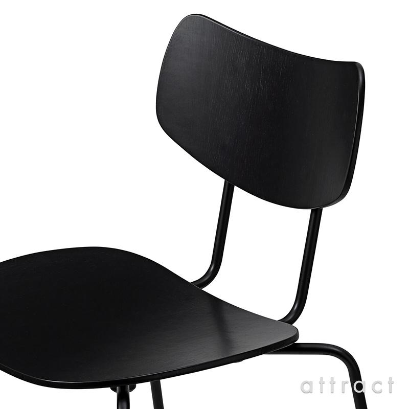 Carl Hansen & Son カールハンセン & サン VLA26T ヴェガチェア オーク ブラック塗装 スタッキング可能 ヴィルヘルム・ラウリッツェン｜attract-online｜05